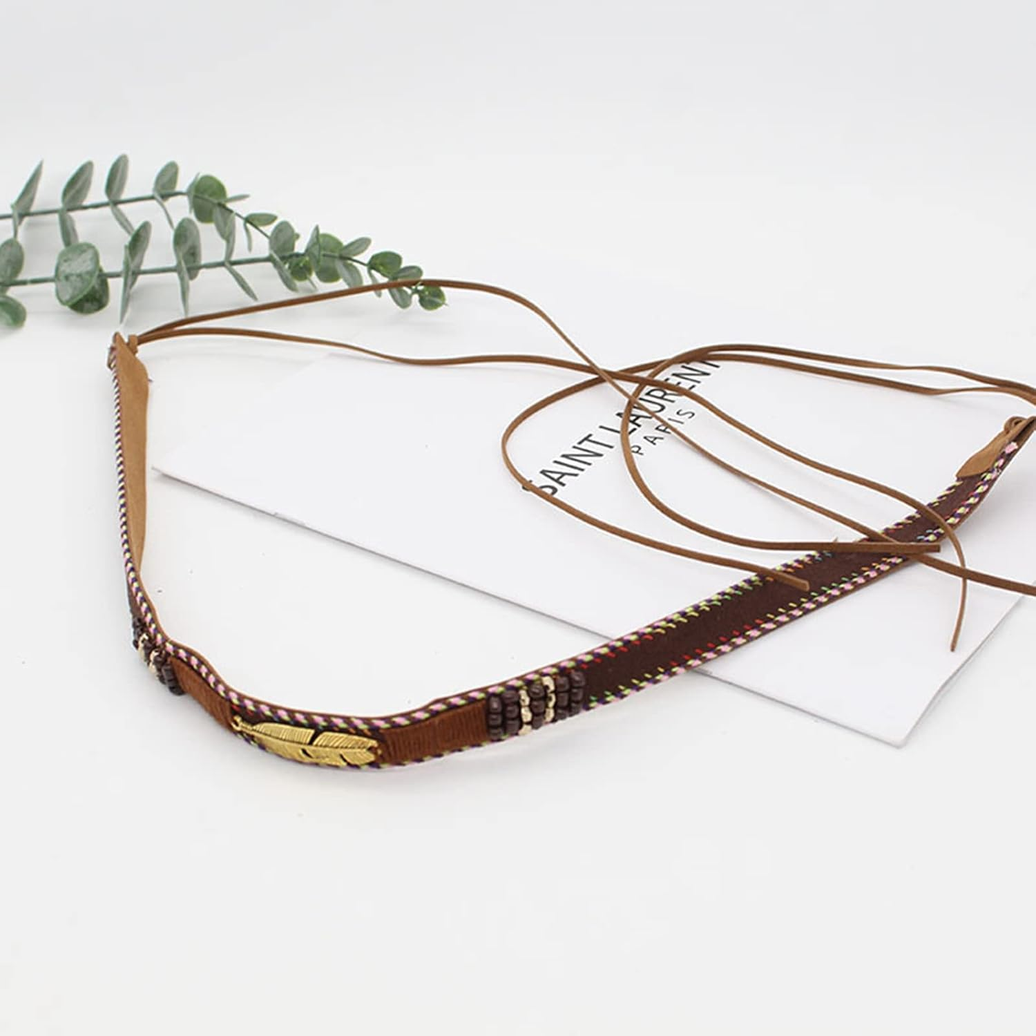 MONOJLY Hatband, American Hat Bands, Fedora Hats, Cowboy Hats, Leather Hats, Western Hat Belts, Straw Hat Bands image number 1