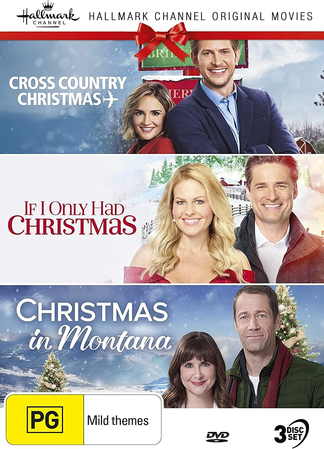 Hallmark Christmas 3 Film Collection (Cross Country Christmas / If I Only Had Christmas / Christmas in Montana)
