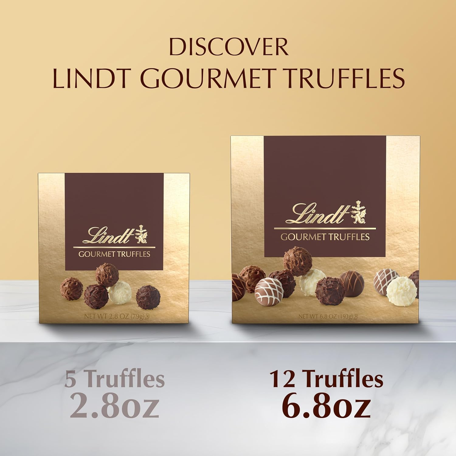 Lindt Gourmet Truffles Chocolate Box 192G image number 6