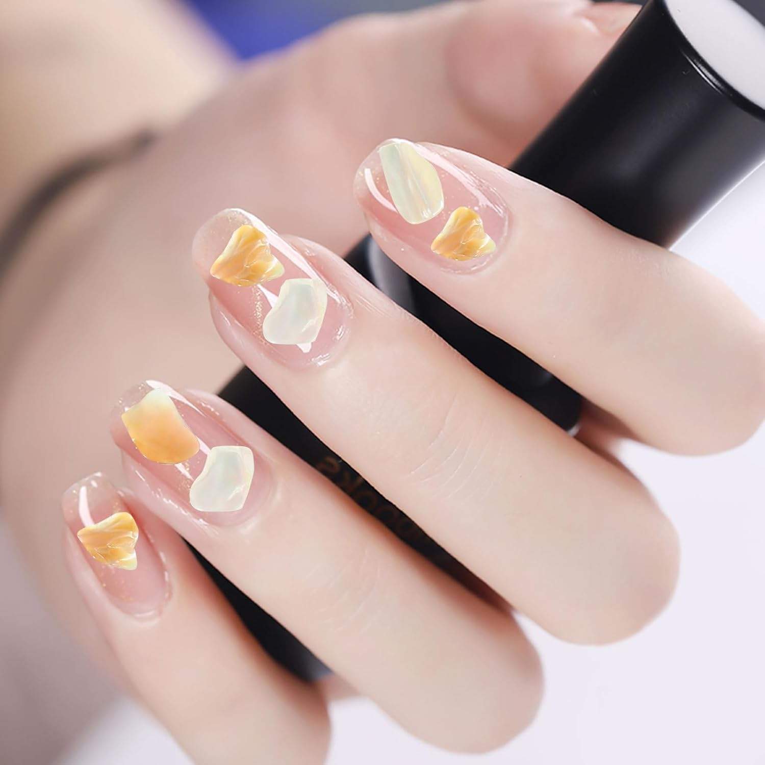 Ipetboom Nail Charms Set 2 Boxes Shell Nail Decorations Small DIY Art Accessories for Women Manicure Christmas Wedding Party image number 5