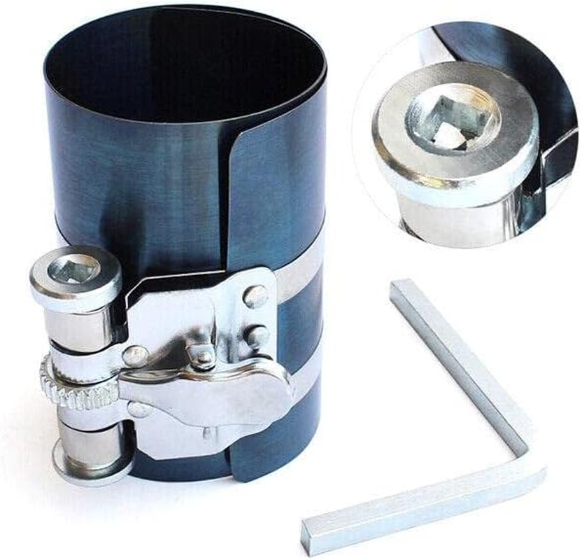 AIMALL Piston Ring Compressor 53-175MM Ratchet Car Auto Engine Installer Pliers Set, Carbon Steel Engine Installer Pliers for Auto Car Repair, Durable 3-Piece Kit image number 2