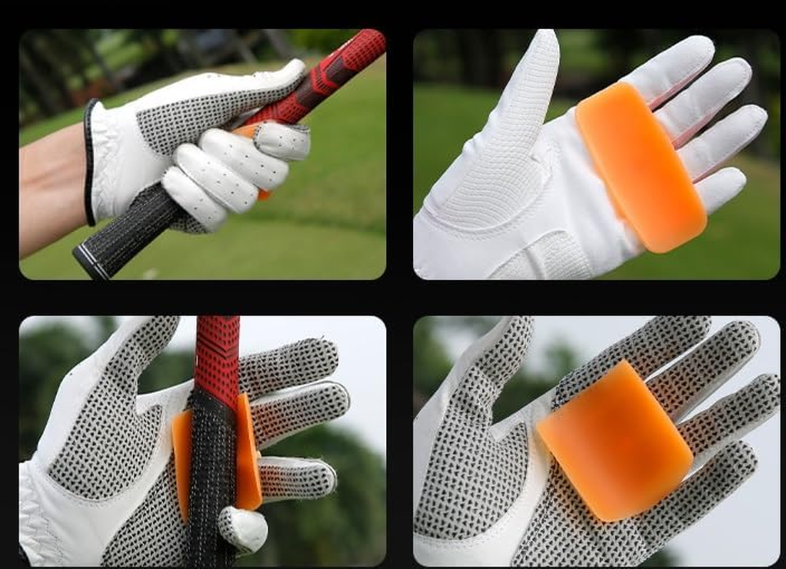 Liyquint 2 Pieces Silicone Non-Slip Golf Training Aids, Golf Club Swing Grip Mats, Golf Grip Mats, Golf Training Grip Aids, Suitable for Outdoor and Indoor Golf Grip Exercises image number 3