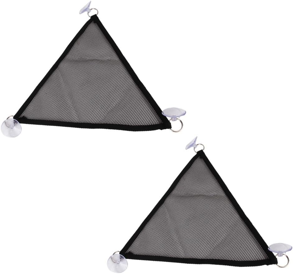 GYWHOOFT 2 Pcs Bearded Dragon Hammock Pack, Geckos Hammock Rocking Recliner Lizard Hammock Reptiles Reclining Chair Lizard Geckos Hammock Pet Animal Mesh Surface (13'' X 13'' X 13'') image number 3