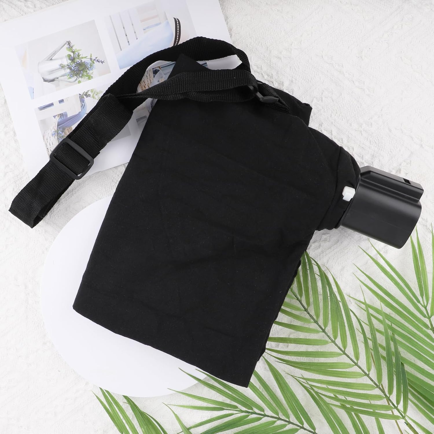 Leaf Blower Vacuum Bag, High Capacity Leaf Blower Collection Bag, 5140117-99, 5140125-95 Leaf Blower Vacuum Vac Shoulder Bag, Leaf Blower Bag Compatible with Black & Decker BV3100/BV2900 image number 2