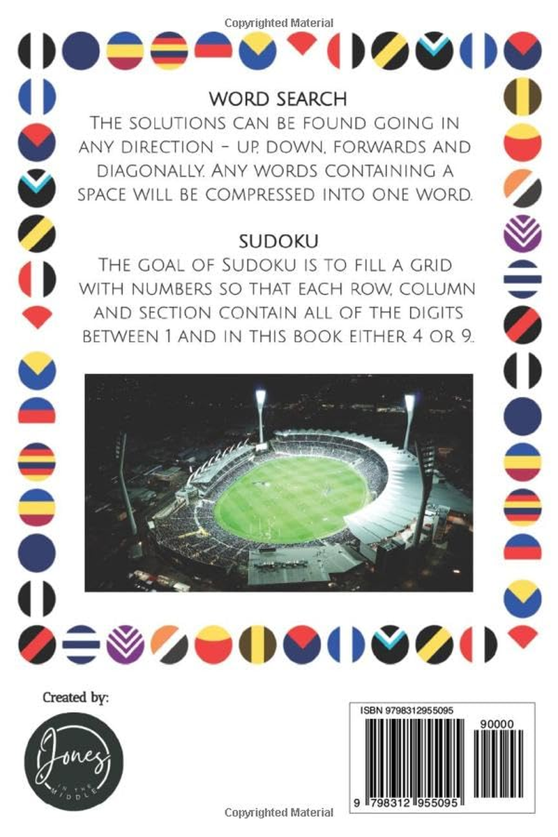 AFL Activity Puzzle Book for KIDS: Puzzles, Trivia, Sudoku and Word Searches with Easy to Read Print about Everything AFL, Aussie Rules, Football and ... Birthday, Vacations, Holidays and Free Times image number 1