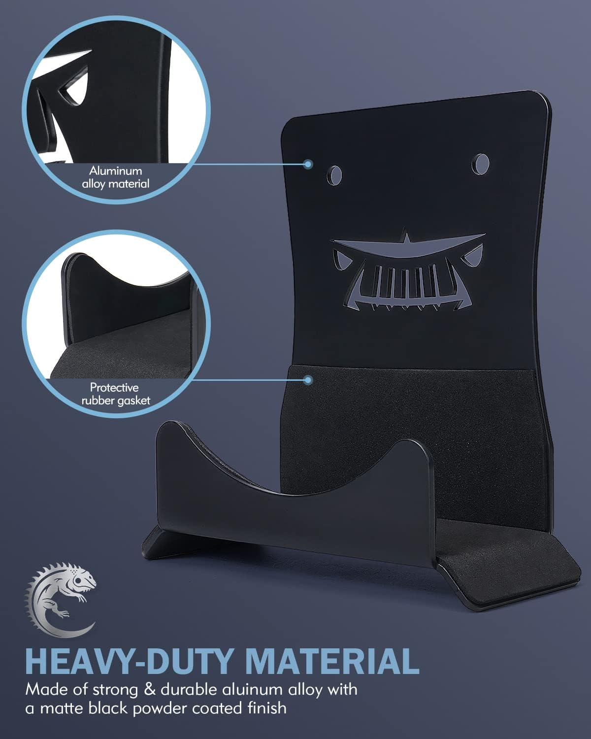 Lupar Storage Door Hangers Compatible with 1956-2024 Jeep Wrangler, Wall-Mounted Removable Door Storage Holder with Rubber Lining - 4PACK image number 1