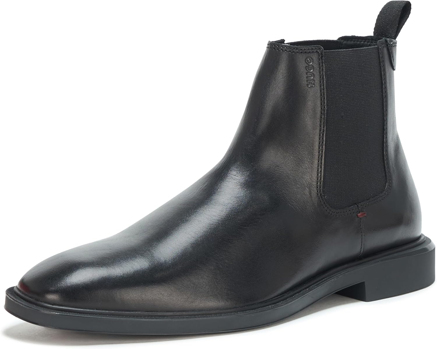 HUGO Men'S Brushed Leather Chelsea Boot Chukka