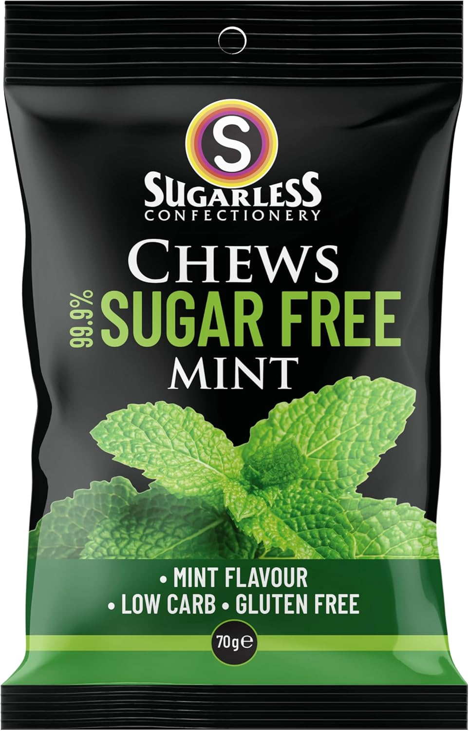 Sugarless Confectionery Nitro Mint Flavour Chews 70 G image number 3