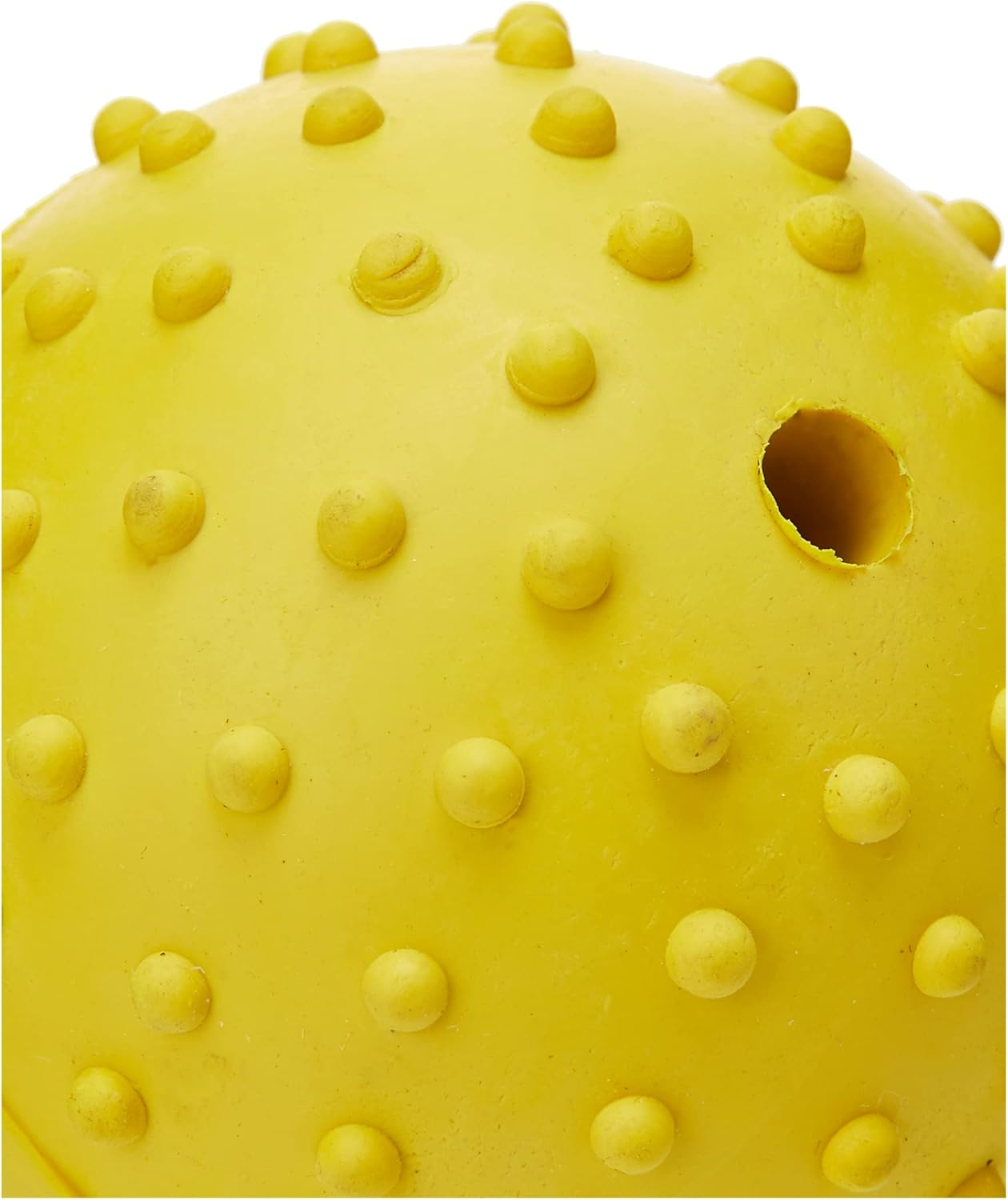 Classic Pet Products Rubber Pimple Ball with Bell, 60 Mm, Yellow image number 2