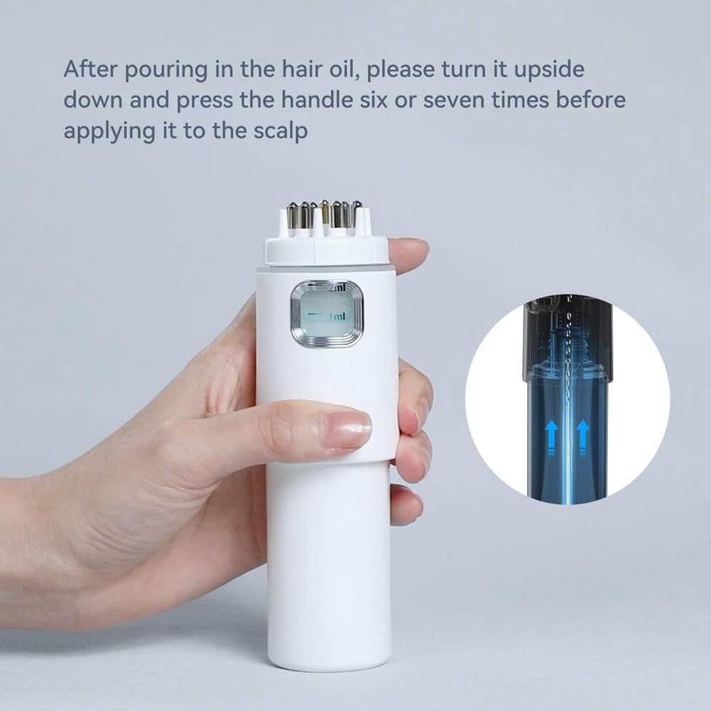 Lyaciomn for Medicine Essential Oil Serum Scalp Oil Applicator Massager for Hair Treatment Growth 1 PCS image number 4