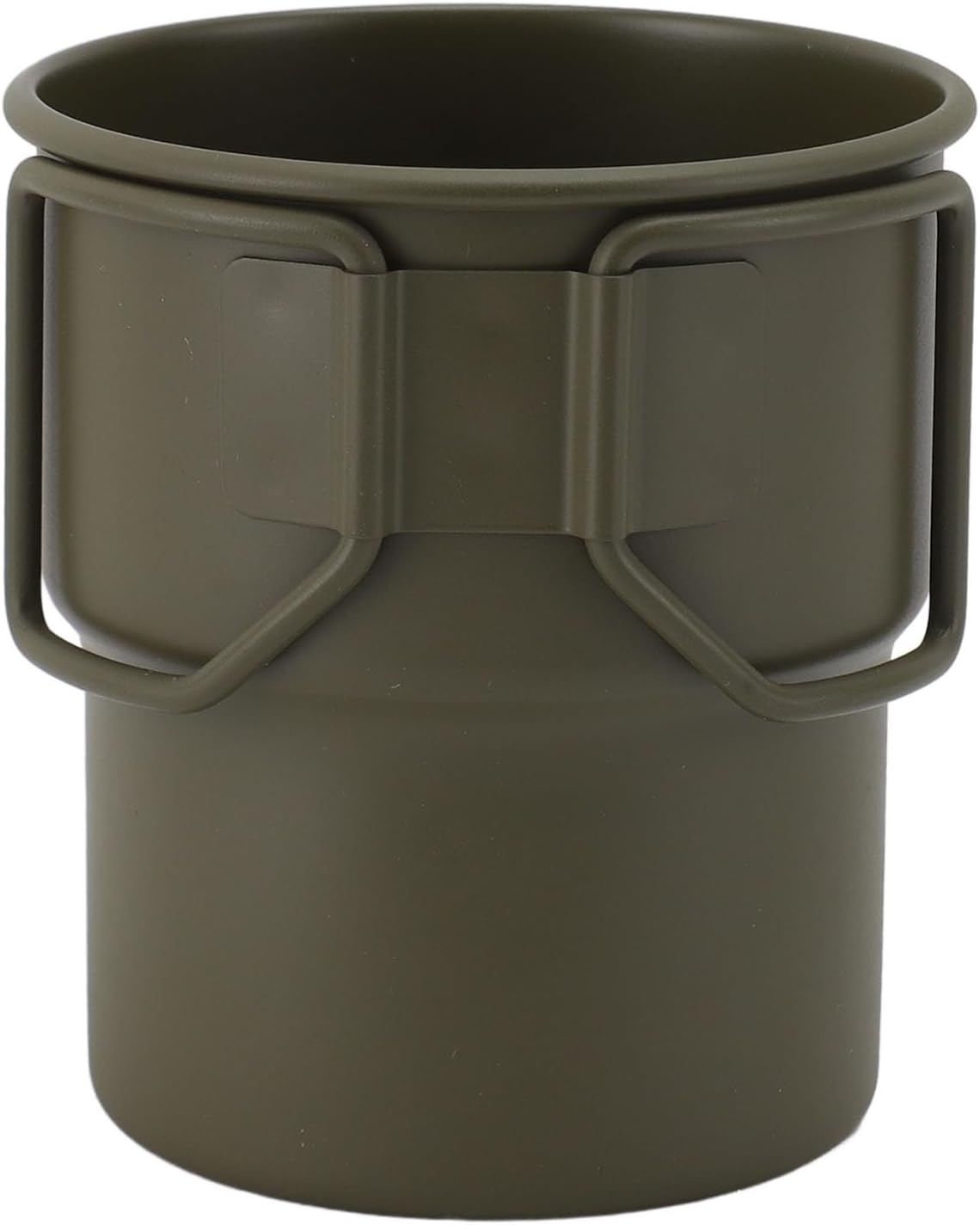 Foldable Handle Coffee Mug, Stainless Steel Camping Mug with Handle, Coffee Camping Mug with Carabiner Handle, Portable Rockclimbing, Hiking, Backpacking or Camping Travel Cup image number 1