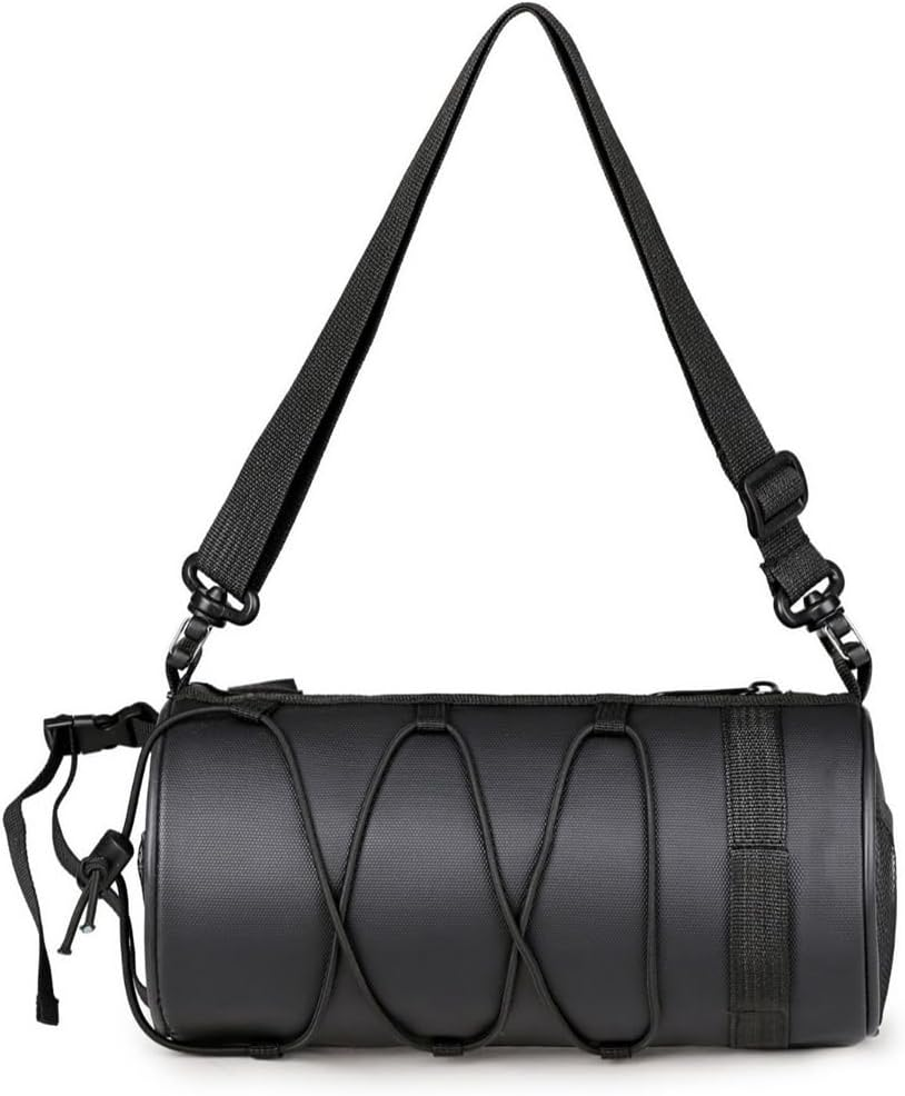 AIMALL Multi-Purpose Bicycle Handlebar Bag &ndash; 8.66"X4.33" Waterproof Nylon Front Tube Saddle Pouch with Adjustable Straps for Mountain & Road Bikes image number 4