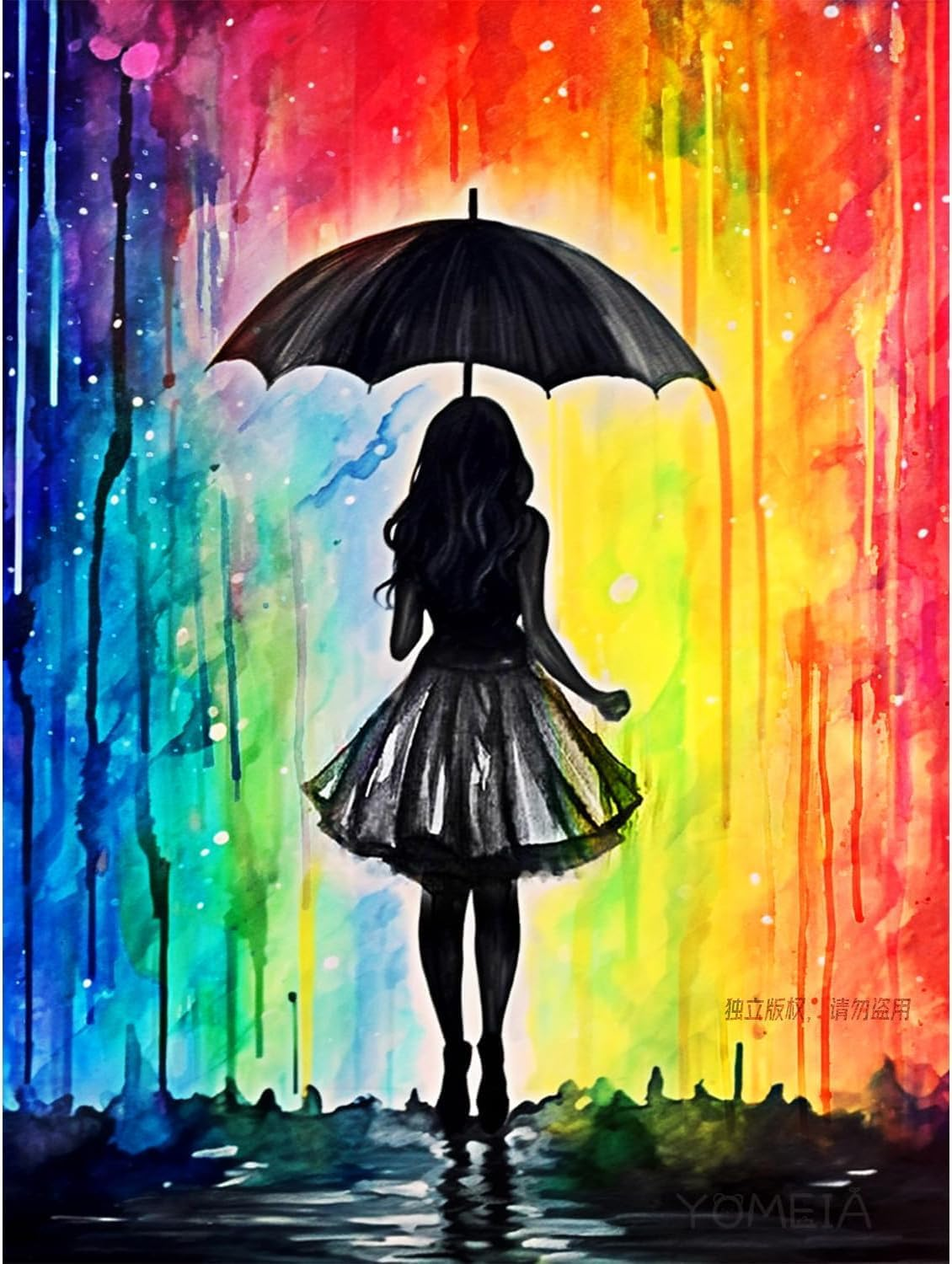 Diamond Painting Kits for Adults, Girls 5D DIY Diamond Art Kits Full Drill Diamond Dots for Gift Wall Decor and Relaxation Gem Arts 12X16 Inch image number 3