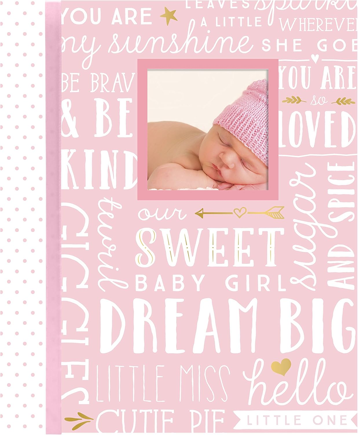Lil Peach First 5 Years Dream Big Wordplay Baby Memory Book Journal, Pink image number 5