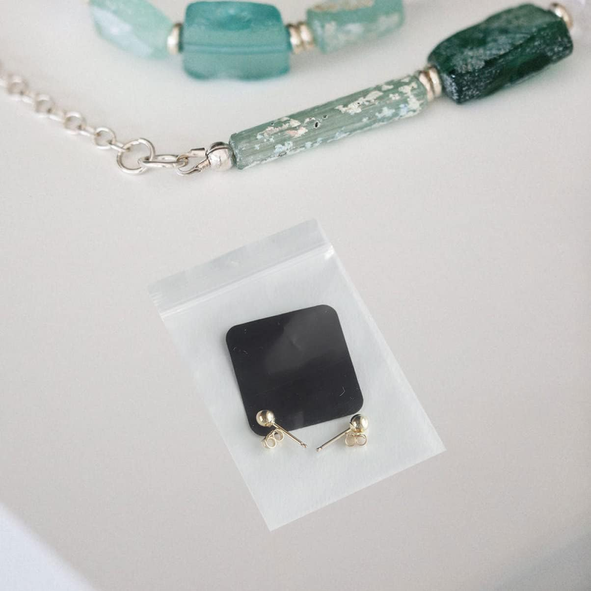 100Pcs anti Tarnish Strips Jewelry Storage Non Abrasive anti Tarnish Labels Necklace Bracelet Earring Flatware Electronics image number 1