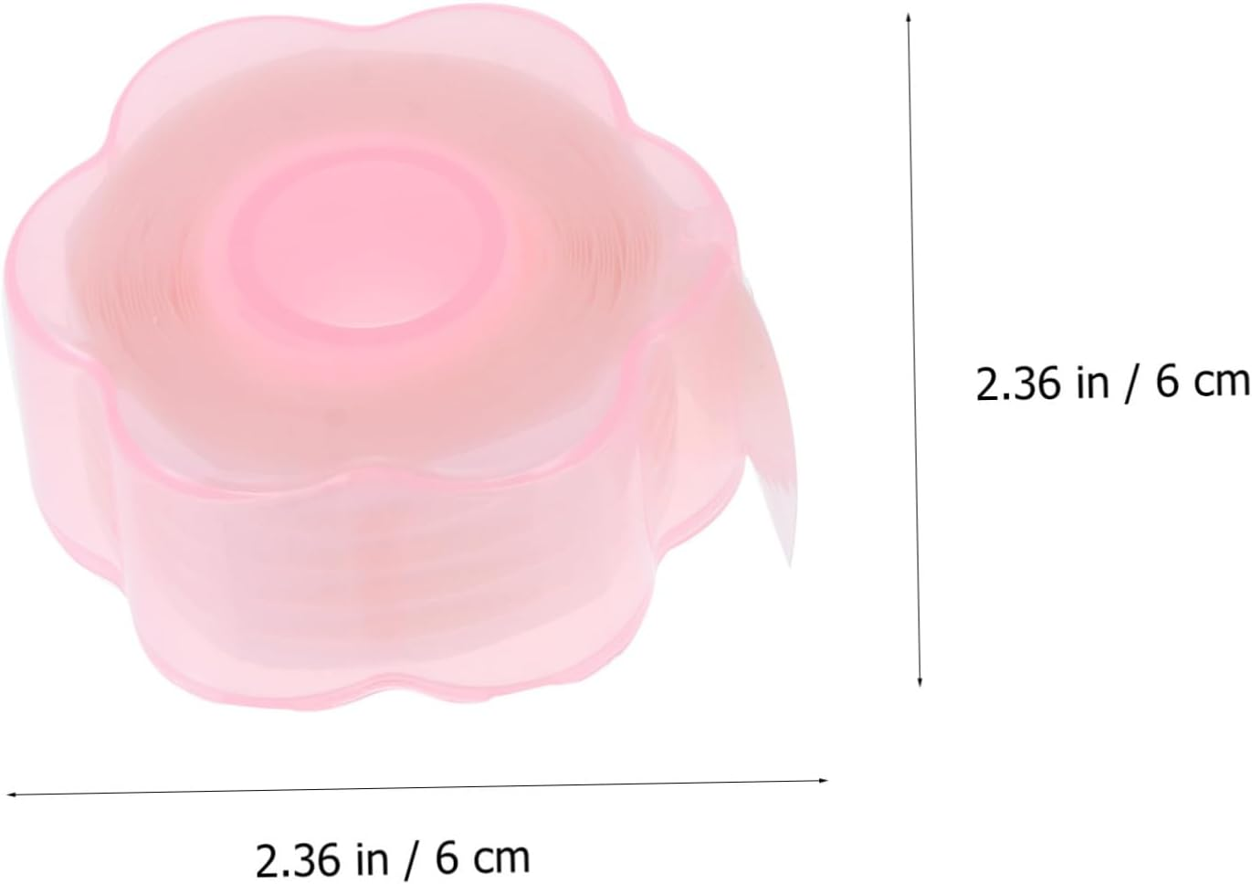 TOPPERFUN 2 Sets Invisible Double Eyelid Tape with Fork Tweezer Pink Cosmetic Accessories for Natural Eye Makeup Breathable Lace Design Suitable for Uneven and Droopy Eyelids Easy image number 5