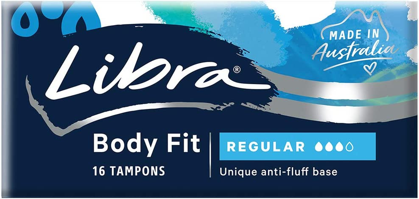 Libra Body Fit Regular Tampons, Pack of 16 image number 1