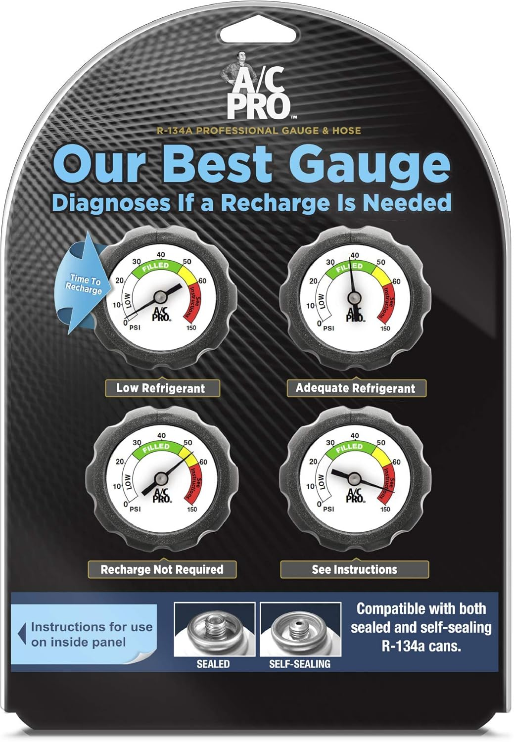 A/C Pro ACP410-4-4PK Hose Dispenser, 4 Pack