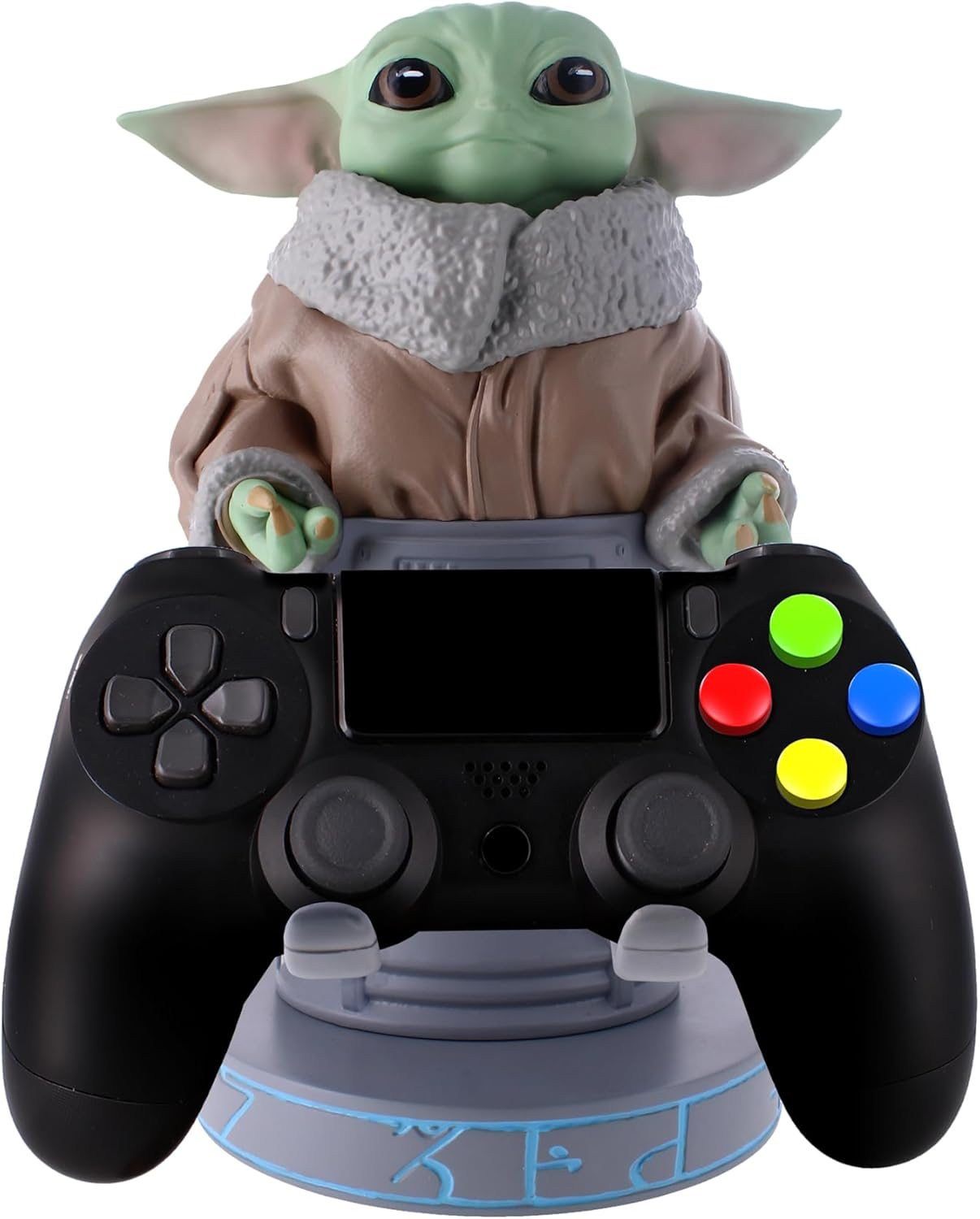 Cable Guys - Star Wars Grogu Seeing Stone Pose Gaming Accessories Holder & Phone Holder for Most Controller (Xbox, Play Station, Nintendo Switch) & Phone image number 3