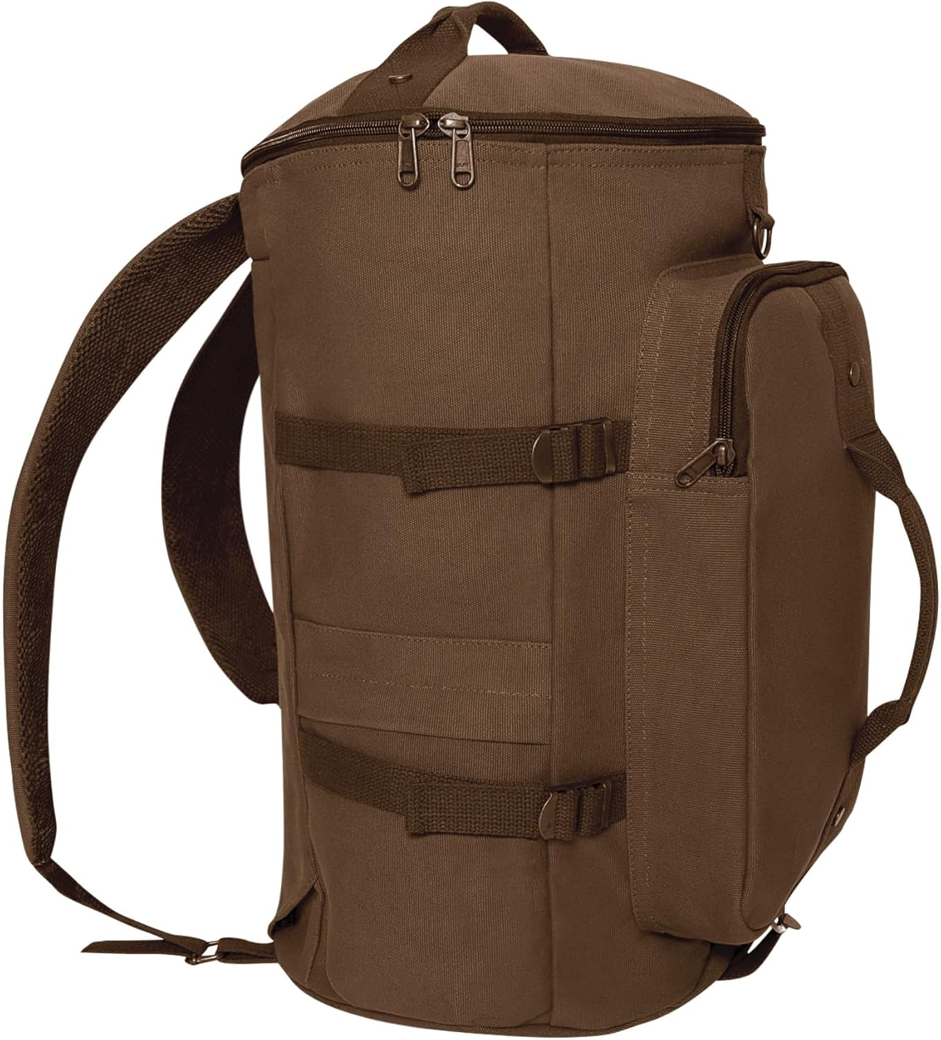Rothco Convertible 19" Canvas Duffle/Backpack | Military Duffle Bag | Heavy Duty Canvas Bag