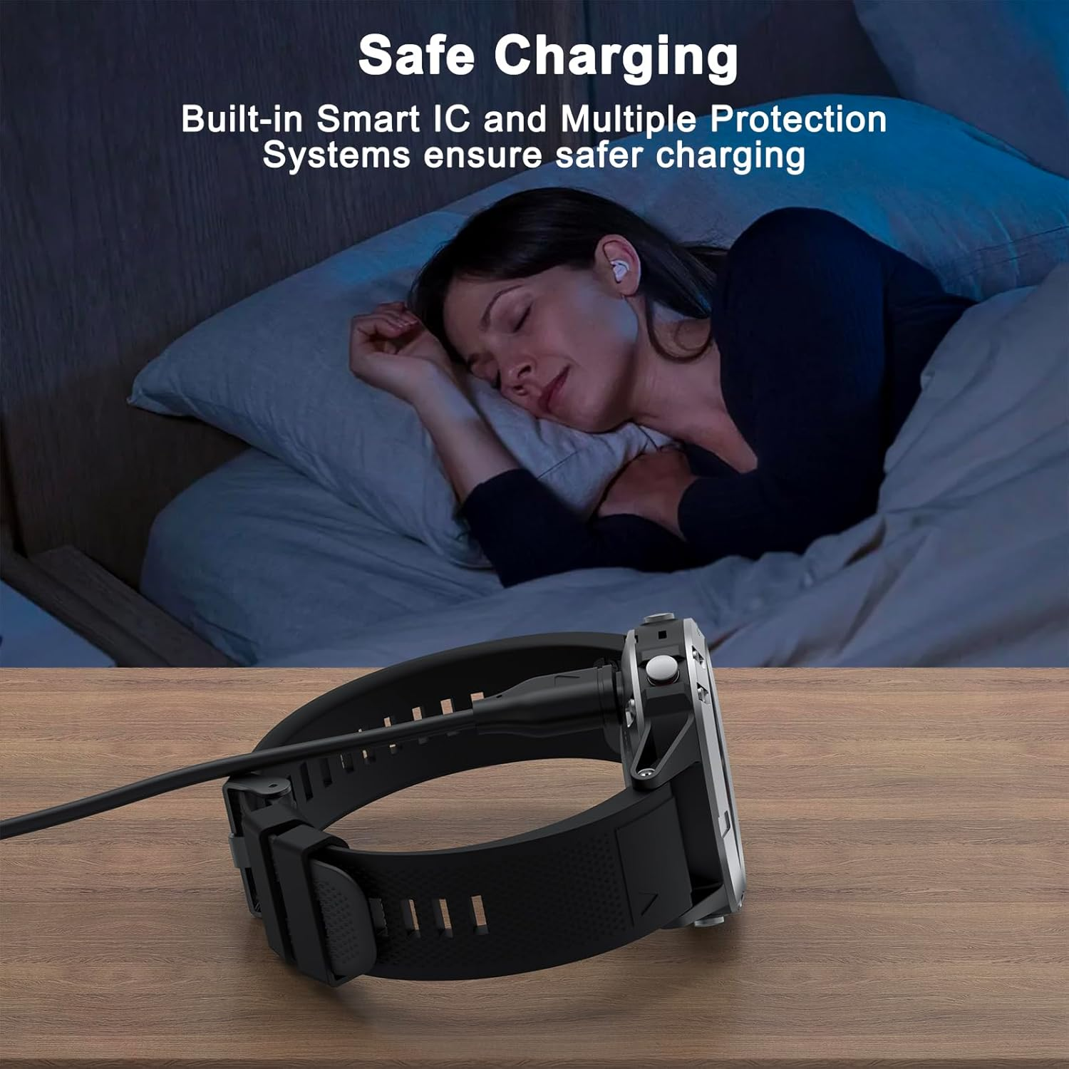 2 Pack 1M USB C Chargers for Garmin Watch Chargers, 100Cm/3.3Ft Type-C Charging Cable for Garmin Watch image number 3