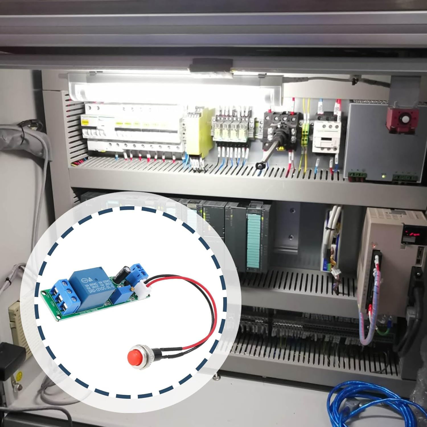 Emsea 2Pcs DC 12V Adjustable Timer Delay Turn off Module 1~10S Timing Relay for Robot Intelligent Product Development Automation Equipment PLC Development image number 2