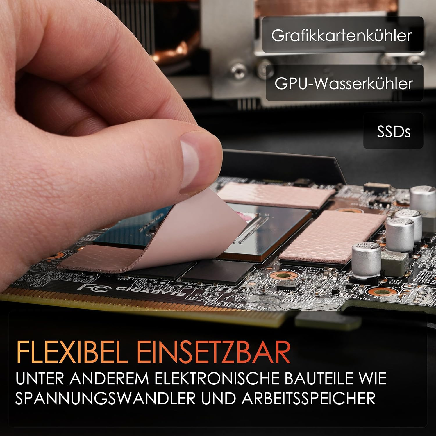 Thermal Grizzly minus Pad 8 8 W/M&middot;K Cooling, Black, 0.03 Kg image number 4