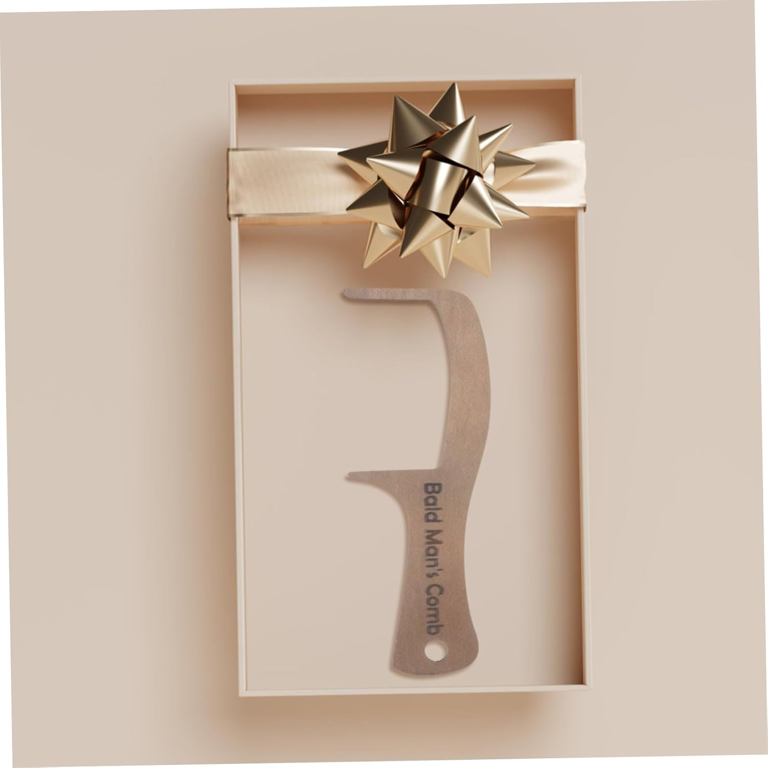 OSOLADY Funny for Unique Grooming Tool for Hair Loss No Teeth Brush Valentine Day for Men for Hair Types image number 3