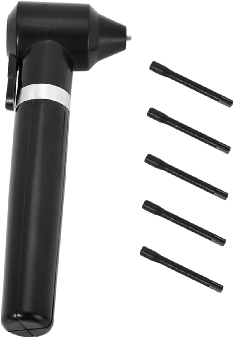 TEHAUX Pigment Mixer Ink Mixer Black Manual Agitator for Eyebrow Lip Eyeliner Tattoo Cosmetic Makeup with 5 Mixing Sticks Suitable for Microblading and Cosmetic Coloring