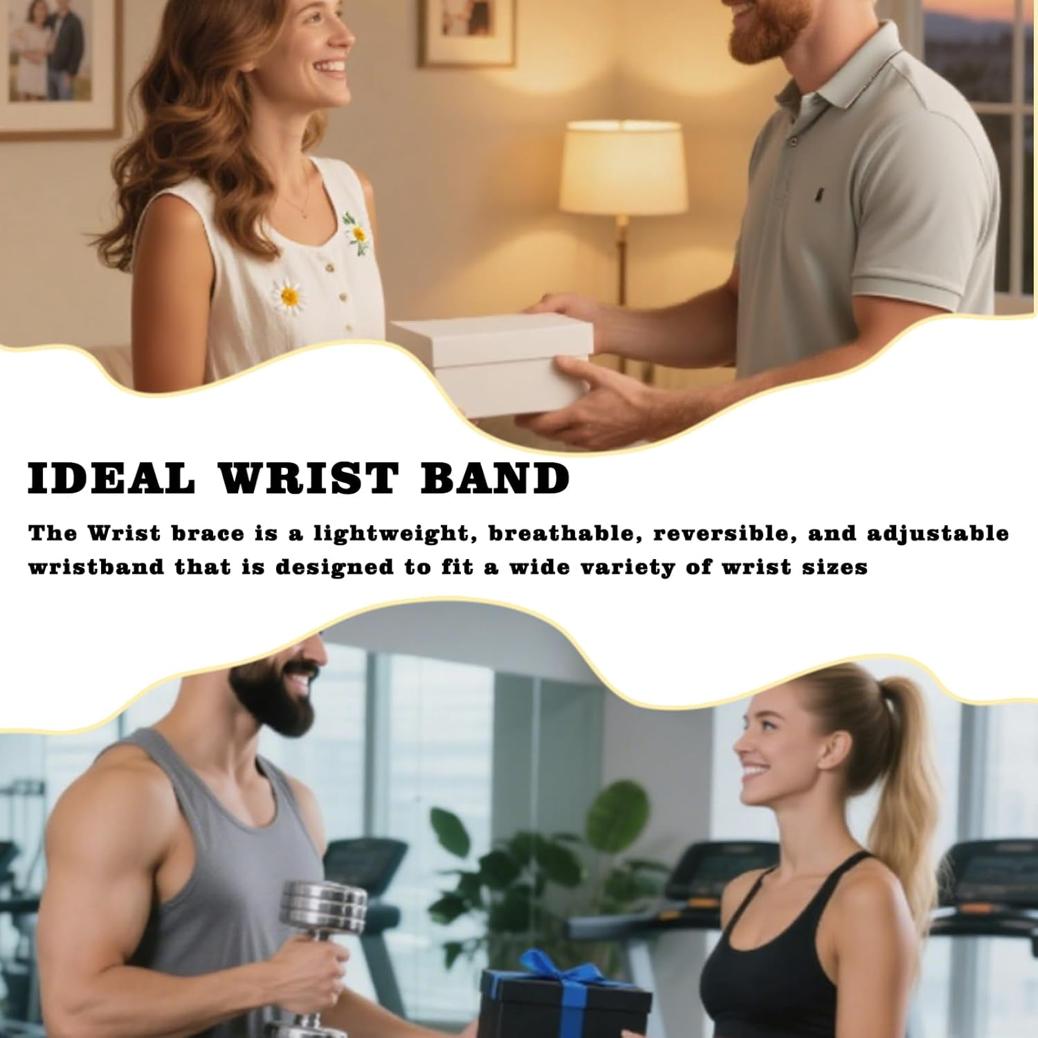 3 Pcs Black Wrist Brace Set - Adjustable Support Strap with Secure Fit, Hand & Wrist Stabilizer for Daily Activities, Versatile Band for Sports, Work, Gym & TFCC Support image number 1