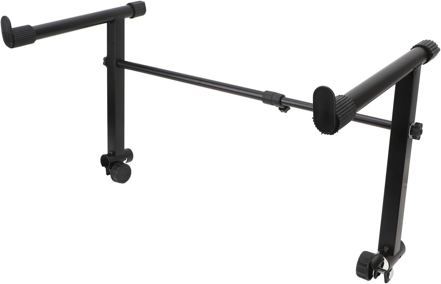 Jiawu Keyboard Stand, 2 Tier Keyboard Stand Extension Adapter, Electronic Piano Accessories, Universal for X Style Keyboard Stand, Adjustable Width 16.5 to 29.5 INCH image number 5