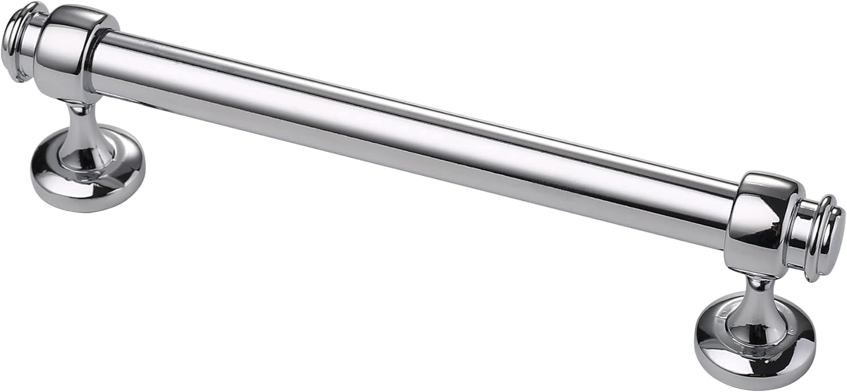 Alzassbg 15 Pack Polished Chrome Cabinet Pulls, 5 Inch(128Mm) Hole Centers Cabinet Handles Kitchen Hardware Straight Bar for Cabinets and Drawer AL3082CP image number 6