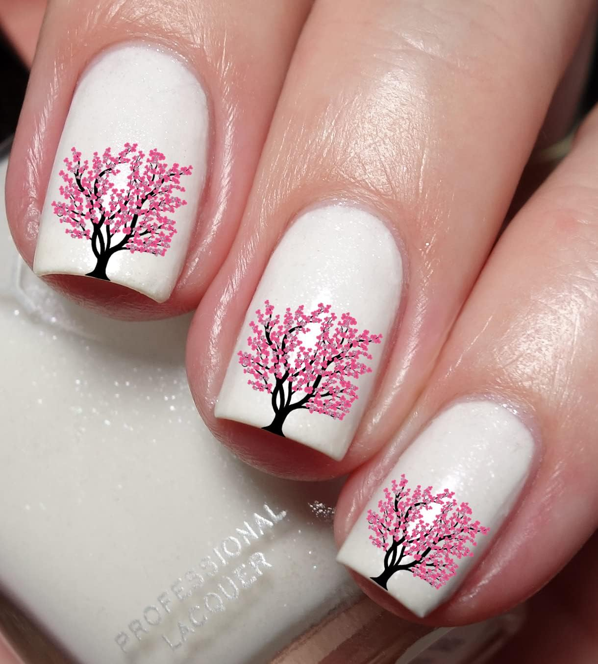 Cherry Blossom & Tree Nail Art Decal Sticker image number 2