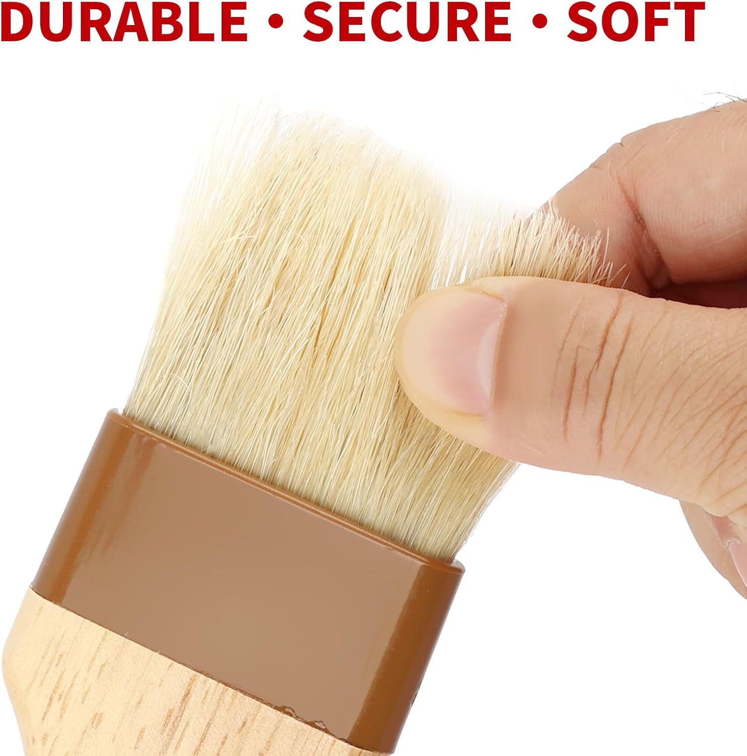 3PCS Silicone Basting Brush Set with Rubberwood Handles Heat Resistant Oil and Pastry Brushes for Cooking Baking BBQ Easy to Clean Kitchen Brushes for Home and Outdoor Use