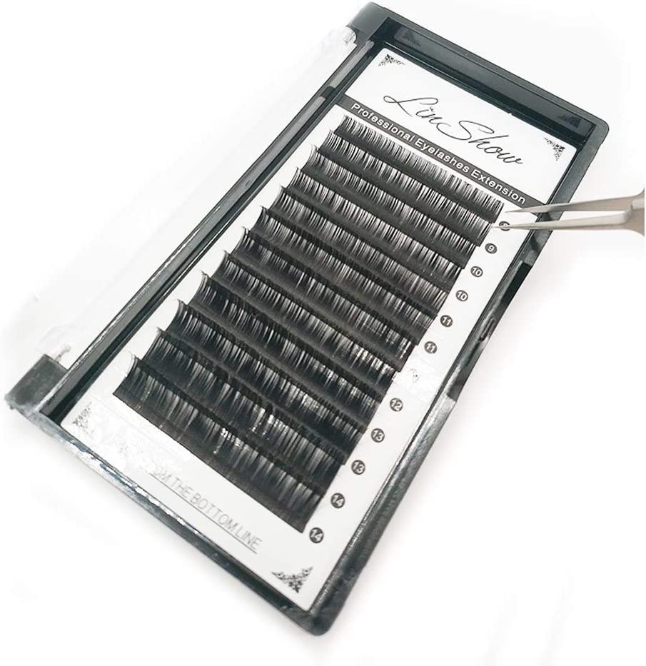 Linshow Eyelash Extensions Individual Lashes 0.20Mm C Curl Classic Lashes Handmade Mink Eyelash Extension Professional Salon False Lashes image number 6