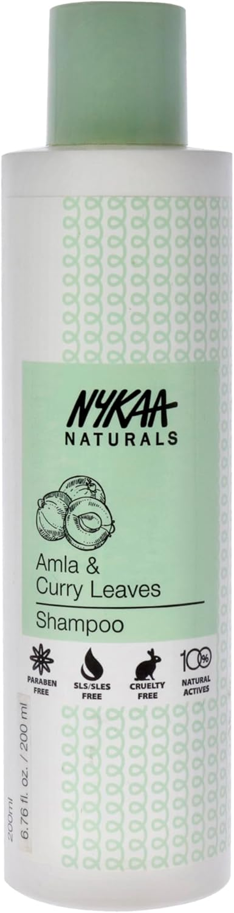 Nykaa Naturals Shampoo - Amla and Curry Leaves for Women 6.76 Oz Shampoo image number 3