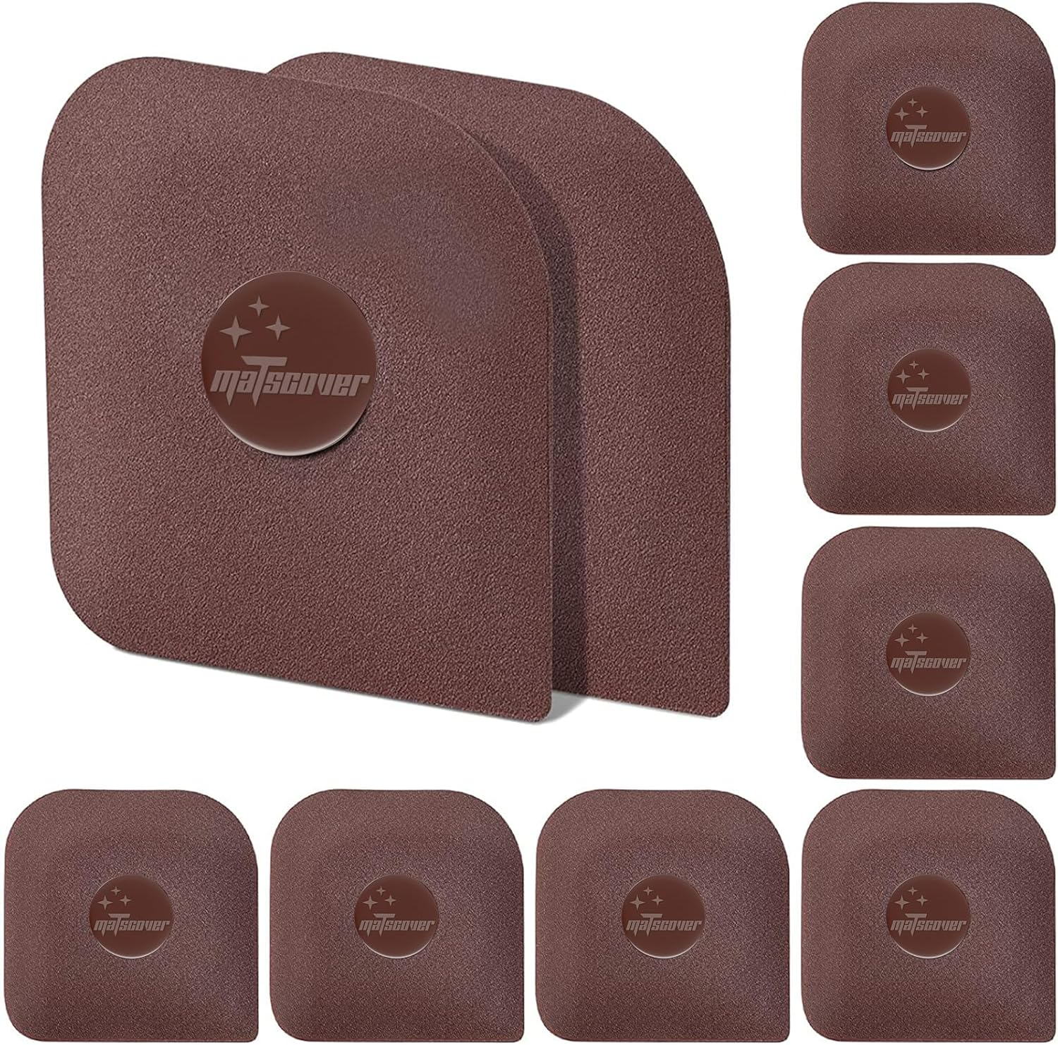 Pan and Pot Scraper, 5 Pcs Plastic Non-Scratch Kitchen Tool for Cast Iron Cleaning, Sturdy