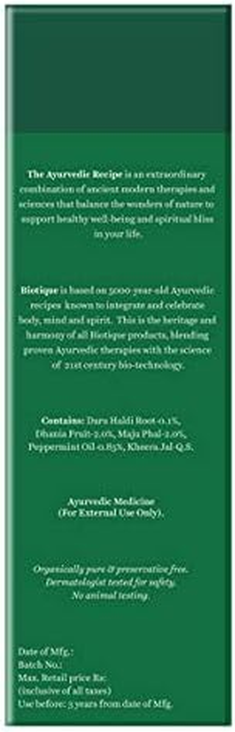(120Ml) - Biotique Bio Cucumber Pore Tightening Toner with Himalayan Waters for Normal Skin 120Ml image number 2
