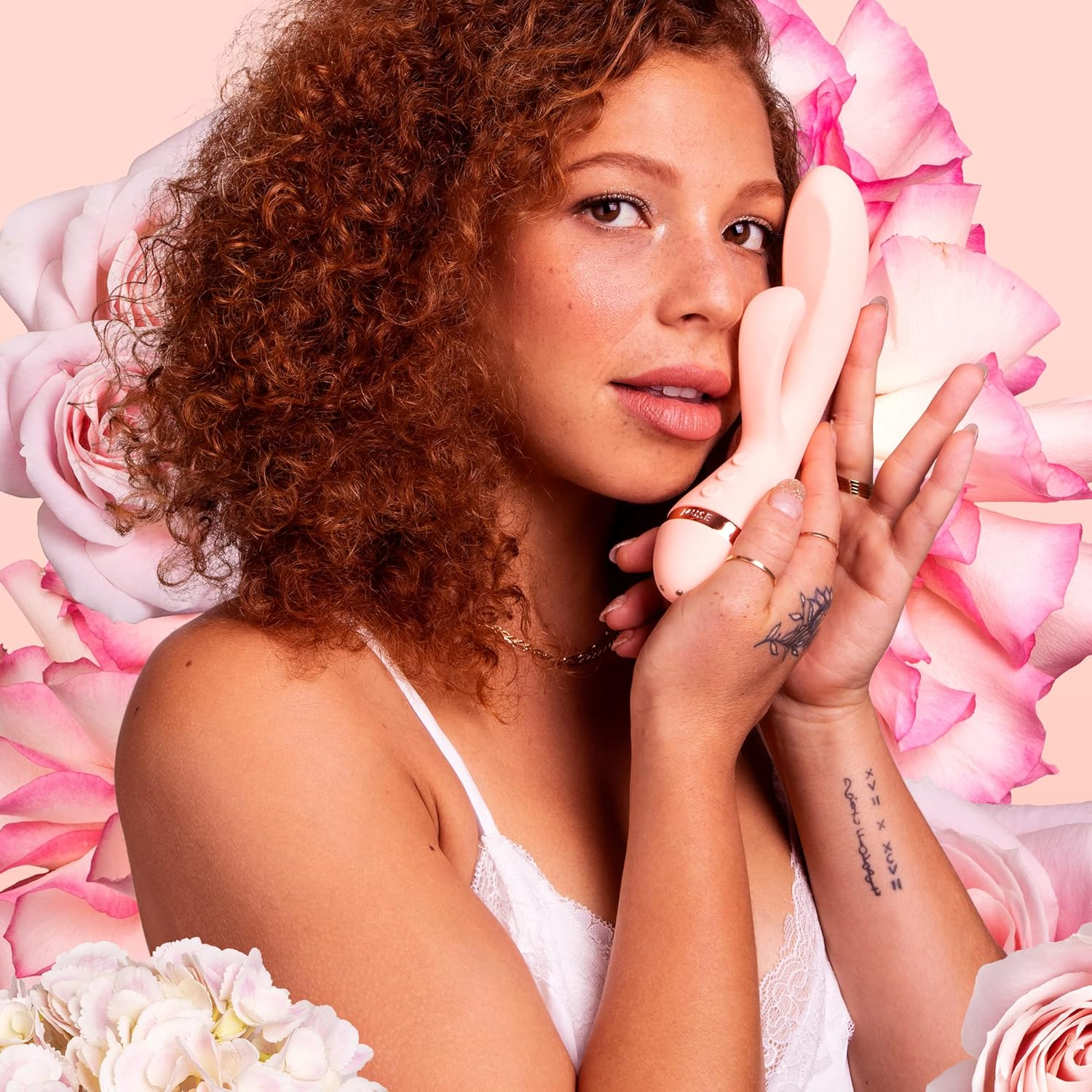 VUSH the Muse Rabbit Vibrator for Women - Flexible External Clitoral Vibration, Swaying Internal Arm, Waterproof, Rechargable (Pink) image number 5