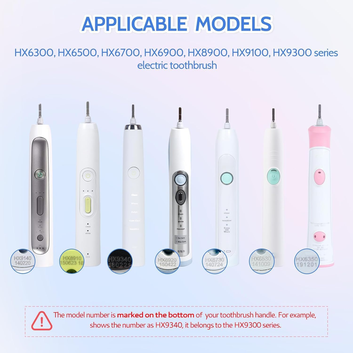 Electric Toothbrush Metal Shaft/Link Rod Replacement Parts Compatible with Philips Sonicare HX6300, HX6500, HX6700, HX6900, HX8900, HX9100, HX9300 Series (2 Pack) image number 1