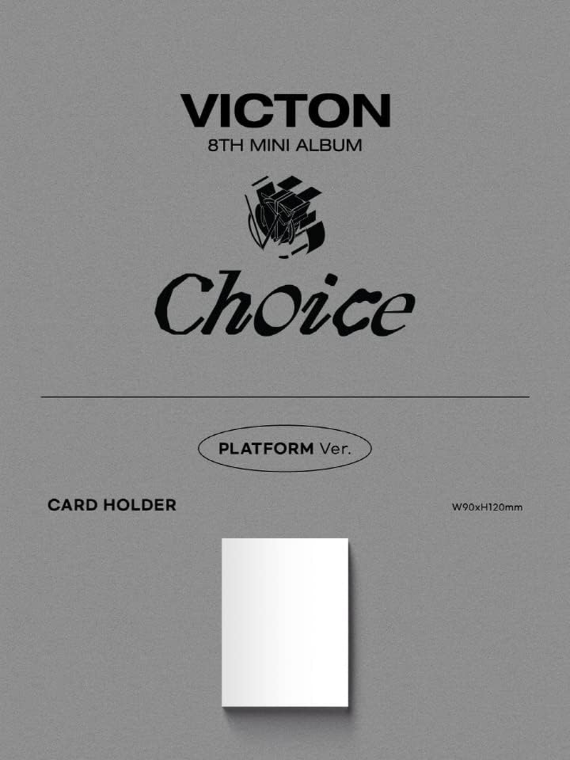 VICTON Choice 8Th Mini Album Platform Version Card Holder+Photocard Album+Photocard+Accordion Booklet+Tracking