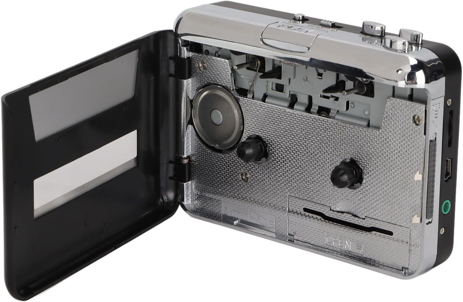 Tape to MP3 Converter with Portable Cassette Player, USB Cassette Player with Earphone for Laptop PC, Compatible with Systems image number 2