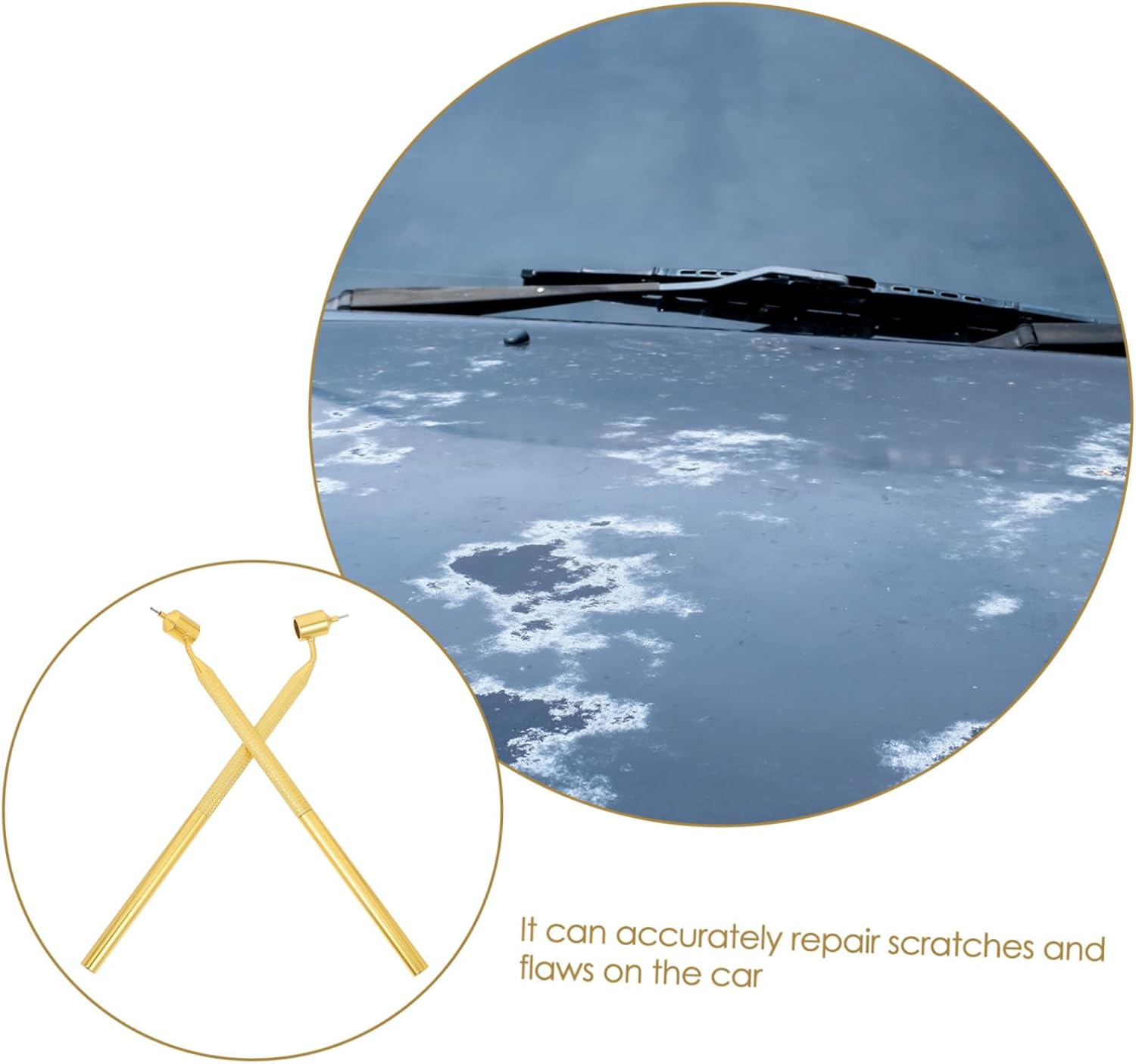 OSALADI 2Pcs Precision Touch-Up Paint Pens Refillable Fine Tip for Car Detailing Home Improvement Art Projects image number 4