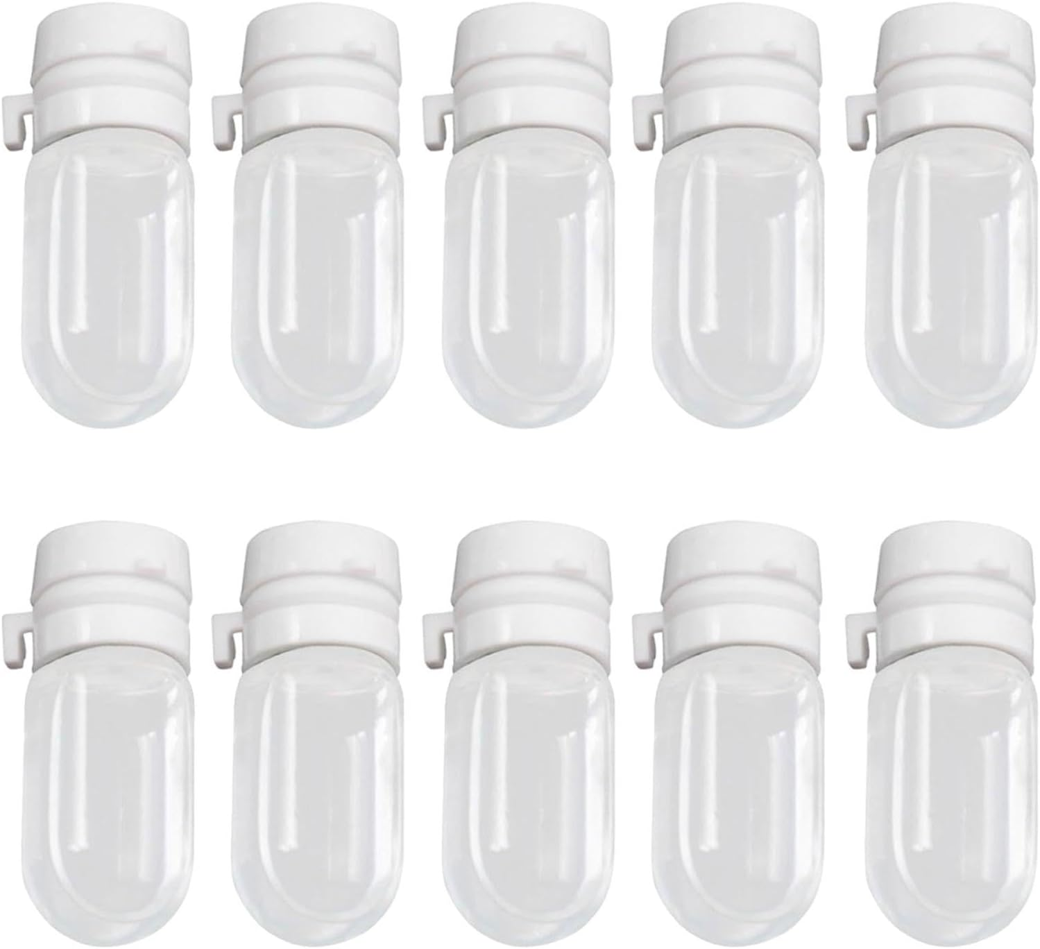 Predolo 10 Pieces Small Dropper Bottle 2Ml Sample Container for Liquid Sample Toner