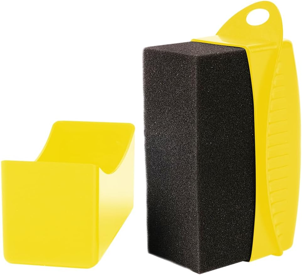 Meguiar'S Tyres 'N Trim Dressing and Protectant Applicator - Featuring Soft, Tight-Cell Foam to Spread Your Favourite Meguiar&rsquo;S Tyre Shine, Exterior Dressing, or Protectant Smoothly and Evenly image number 1