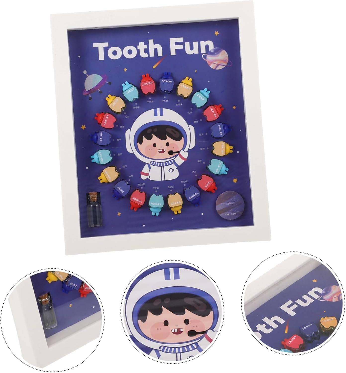 Tooth Case Boys and Girls Keepsake Box Compact Tooth Saver for Newborn for Shower image number 1