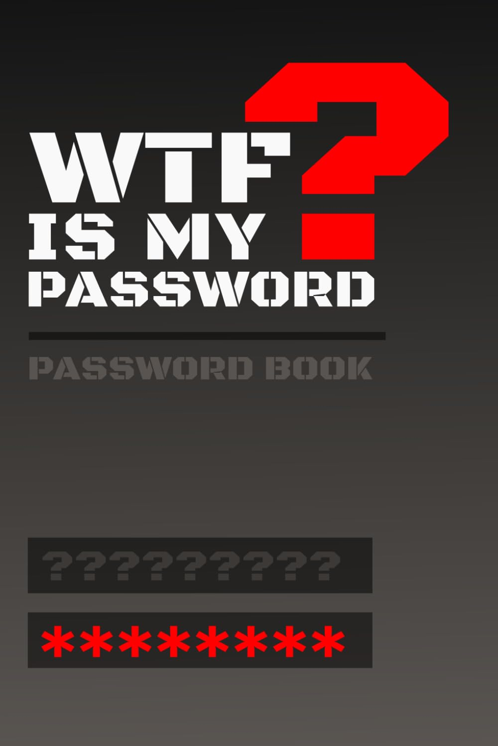 WTF Is My Password Book: Pocket Internet Address Access Code Keeper & Organizer | Unlock Your Digital Life | Small Notebook with Credentials Logins Username Email PIN Passcodes in One Place