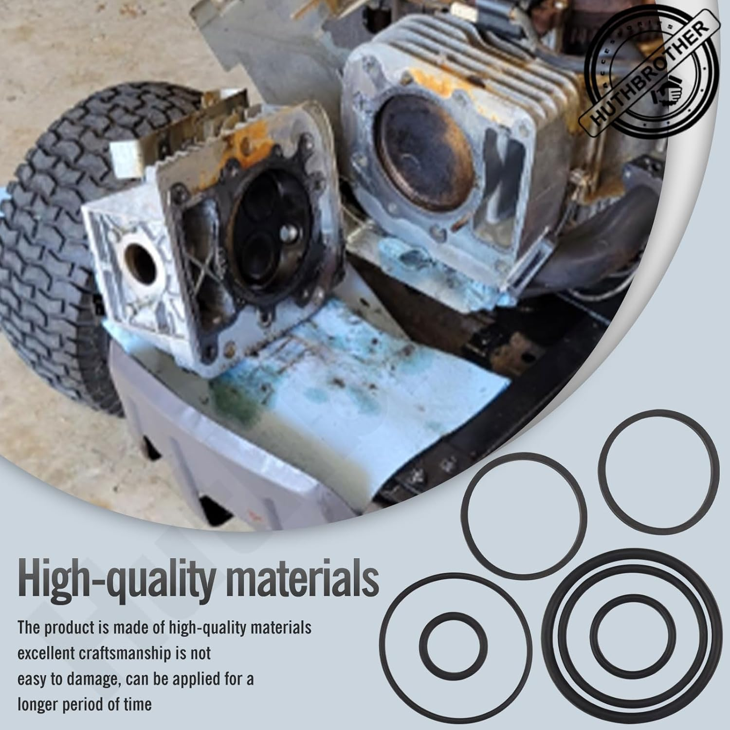 Complete Engine Gasket Kit Compatible with B&S Engine Gasket Set Replaces 794150 792621 697191 image number 3