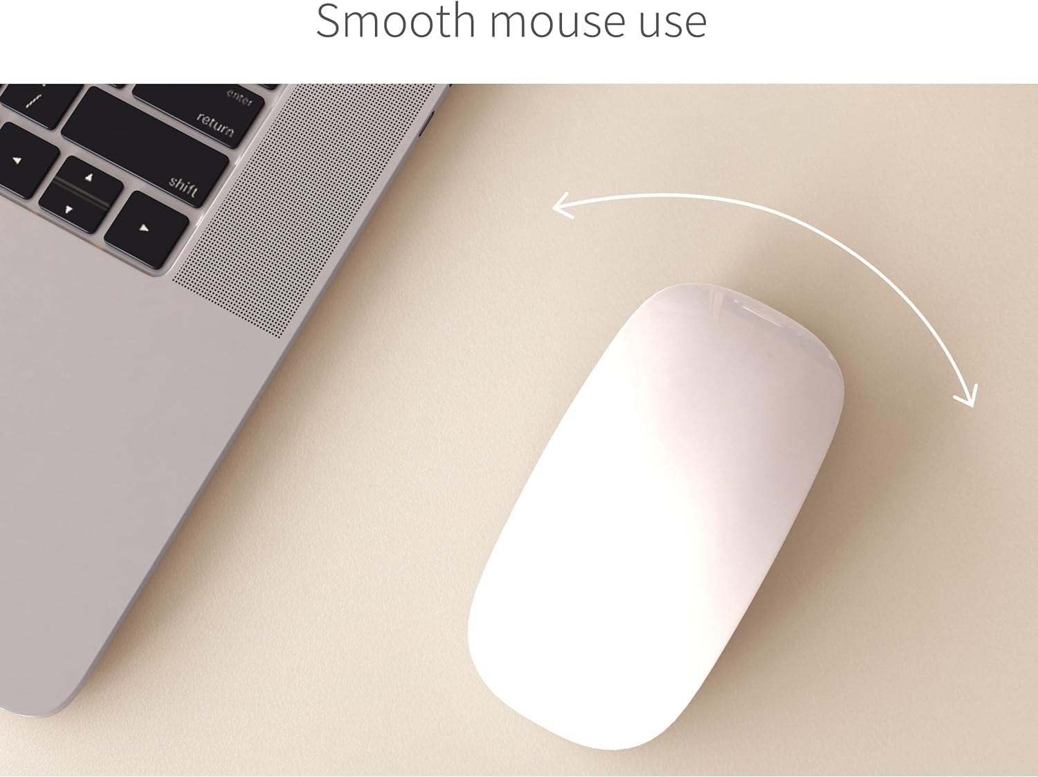 RENMTURE Dual-Sided Desk Pad, Natural Cork & PU Leather Large Mouse Mats for Office and Home Work, Desk Protector Non-Slip, Waterproof, Easy Clean (Beige, 32"X16") image number 5