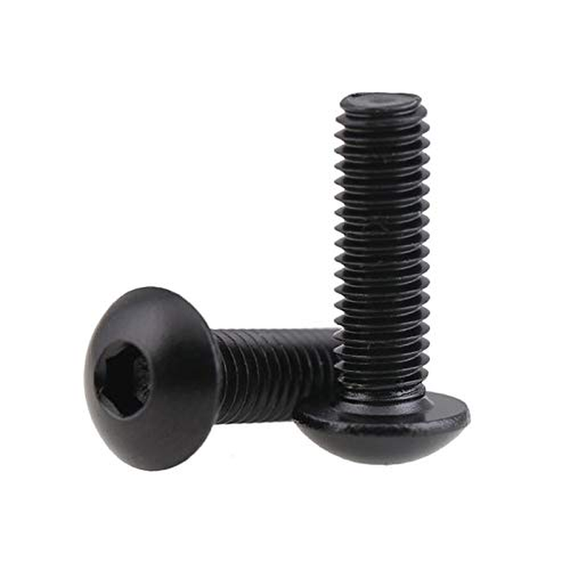 (20Pcs M5*10) M5 8Mm-40Mm Black Stainless Steel round Head Bolt Screw Set, for DIY Home Repair Woodworking Carpentry Homemade Projects image number 1